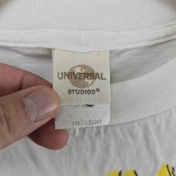 Vintage Jurassic Park Shirt Medium Survived The Ride Universal Studios 90s 1996 - Picture 5 of 9